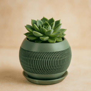 Macetero “Trama Viva”- Decoración Sustentable para Interiores