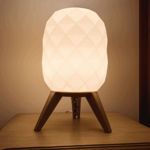 Lampara de mesa “Patron exagonal”
